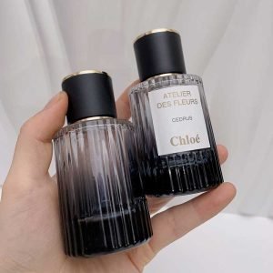 30ml black glass perfume bottle