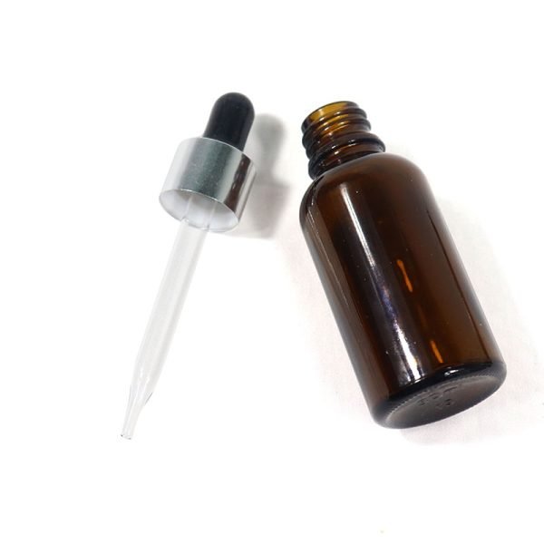Empty Amber Glass Dropper Bottle Wholesale - Image 4