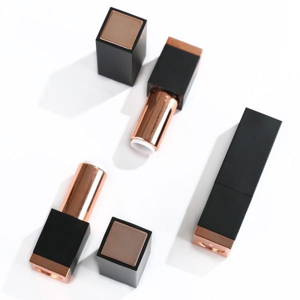 black lip balm tube