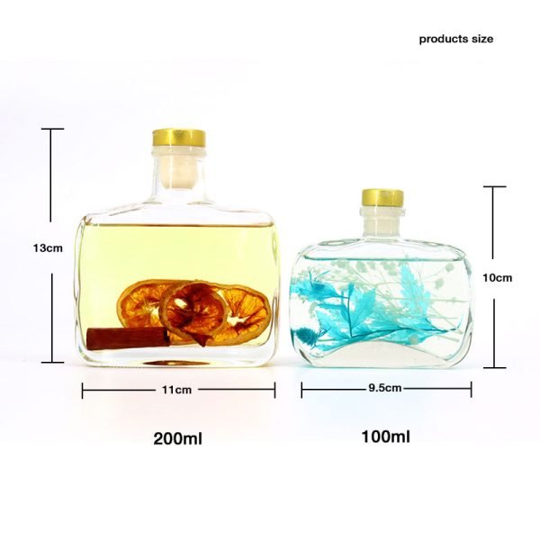 Empty Reed Diffuser Bottle Clear Glass Air Freshener Bottle - Image 5