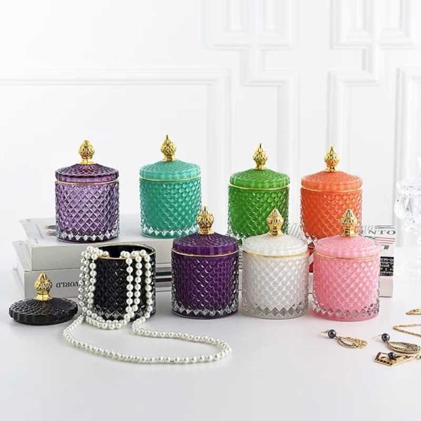 Crystal Glass Storage Jars