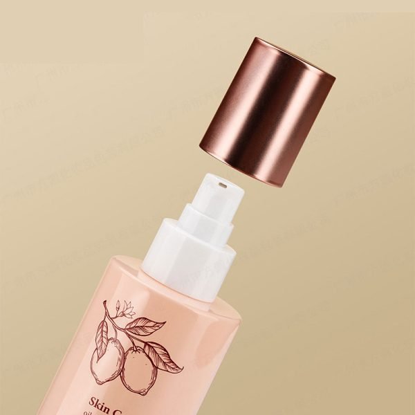 custom glass lotion bottle