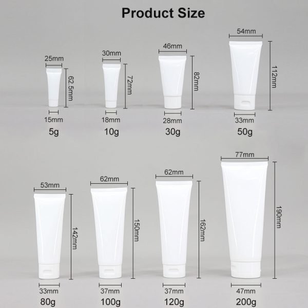 Refillable Hand Cream Tube Plastic Cosmetic Container Soft Tubes - Image 3