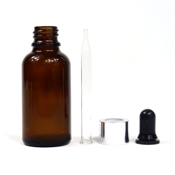 Empty Amber Glass Dropper Bottle Wholesale - Image 7