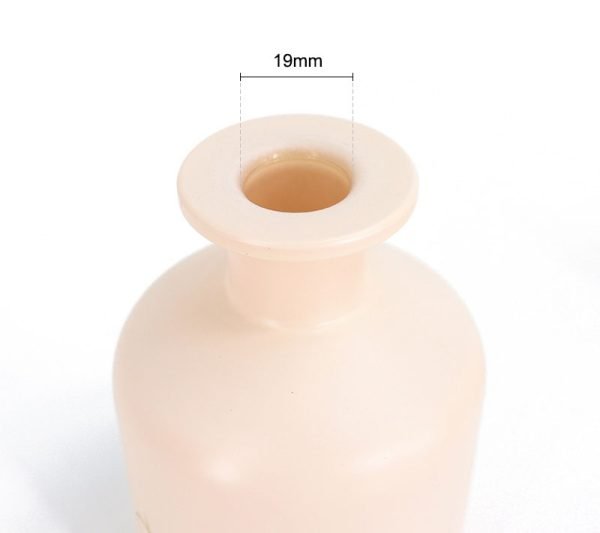 Empty Frosted Glass Reed Diffuser Bottle with Cap and Stick - Image 6