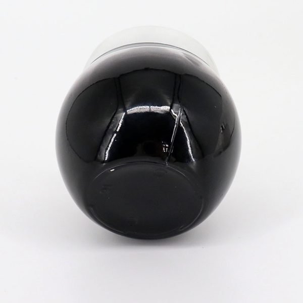 Round Glass Cosmetic Cream Jar Frosted Black White 50g 100g - Image 6