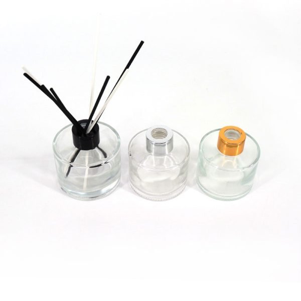 Luxury Empty Glass Reed Diffuser Bottle with Gold Gap - Image 7