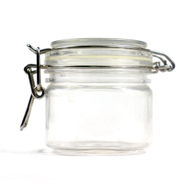 Glass Jar with Clamp Lid