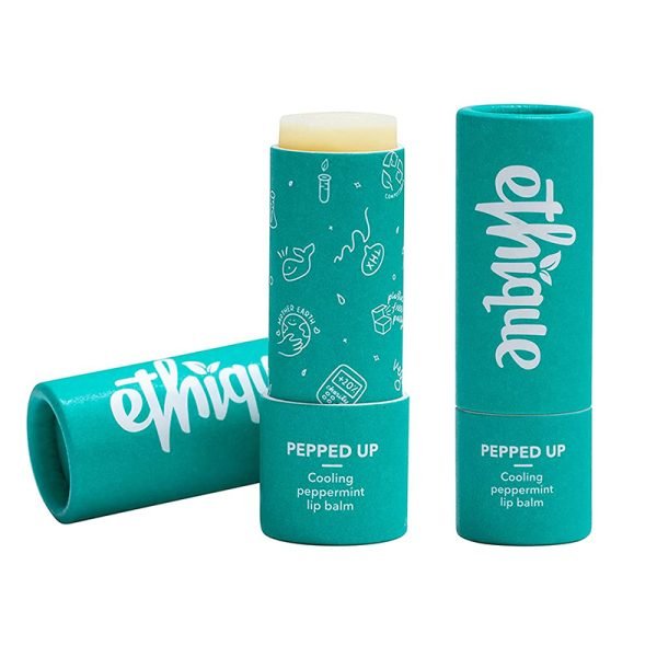 Green Paper Lipstick Container