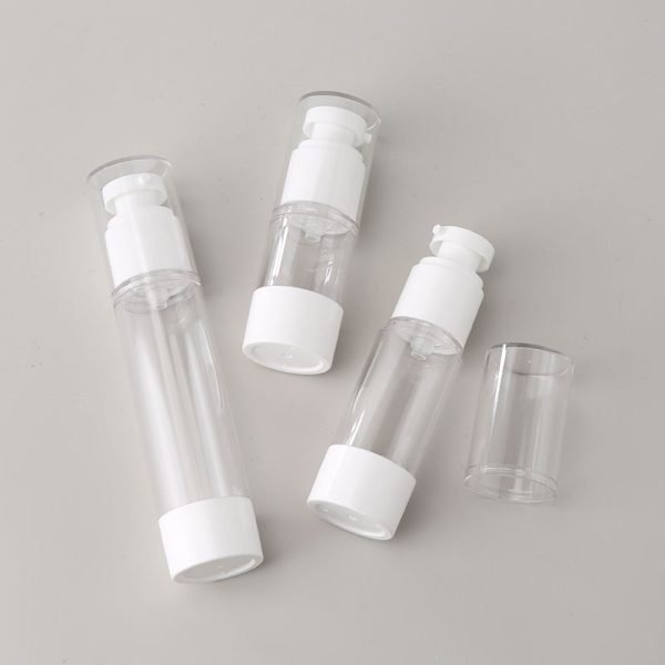 plastic as vacuum airless pump bottle