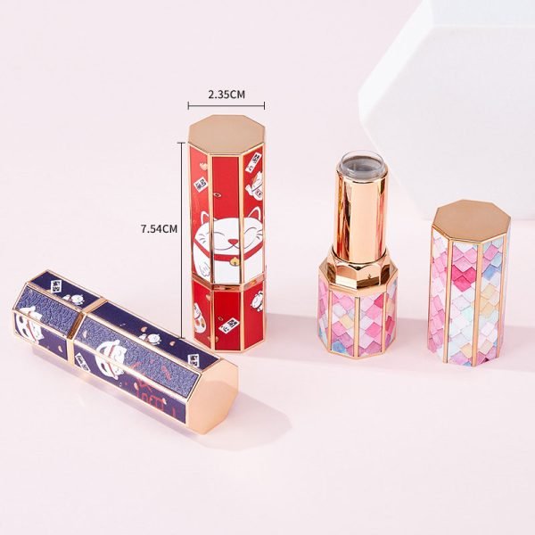 red lipstick tube