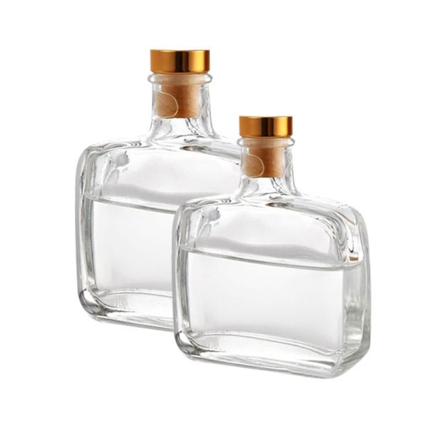 Empty Reed Diffuser Bottle Clear Glass Air Freshener Bottle - Image 2
