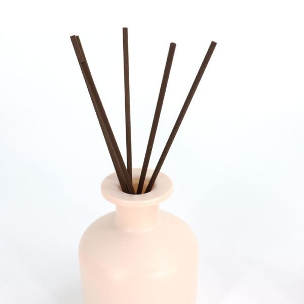 Empty Frosted Glass Reed Diffuser Bottle with Cap and Stick - Image 4