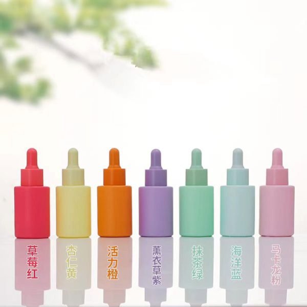 1oz glass essential oil dropper bottle