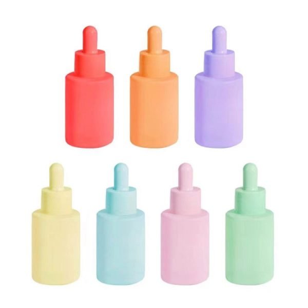 30ml macaron glass essential oil dropper bottle