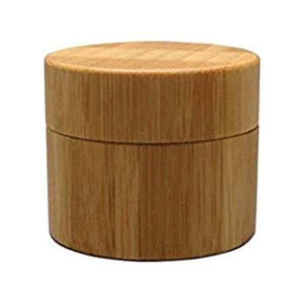Bamboo Cosmetic Jars with Glass Inner and Bamboo Shell - Image 8