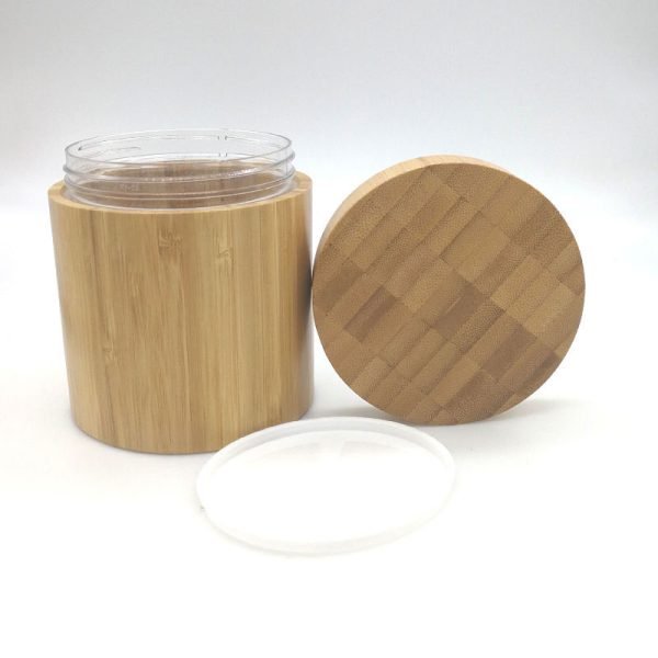 Bamboo Cosmetic Jars with Glass Inner and Bamboo Shell - Image 9