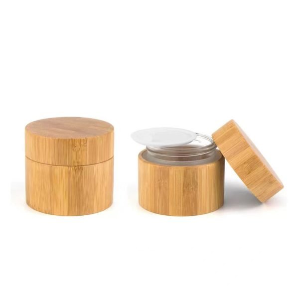 bamboo glass jar wholesale
