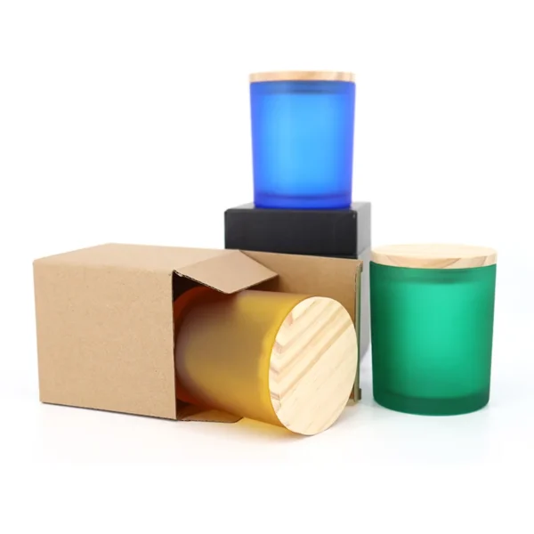kraft paper box for candle jar