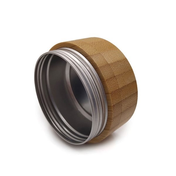 Empty Bamboo Cosmetic Jars with Aluminum Liners - Image 4