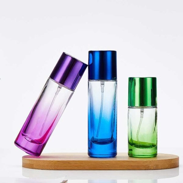 gradient colored mini perfume refillable spray