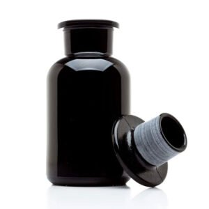 500ml violet glass apothecary jar