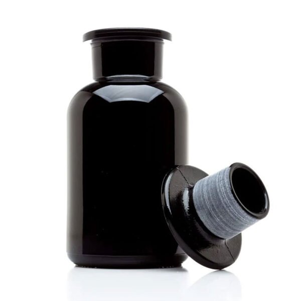 500ml violet glass apothecary jar