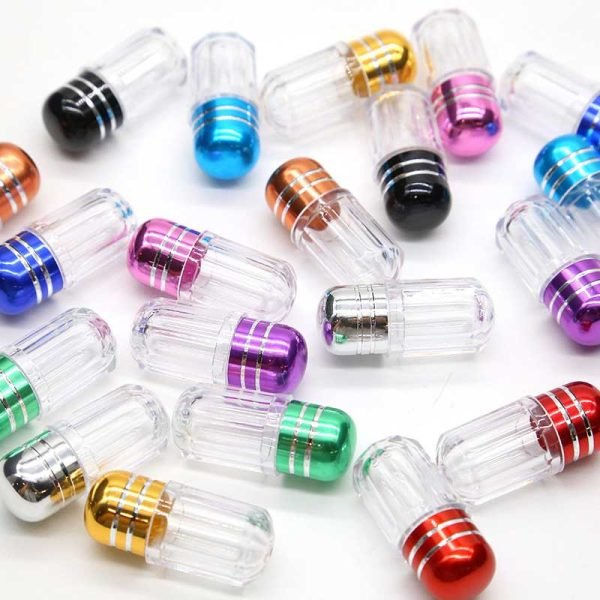 empty capsule bottles food grade acrylic