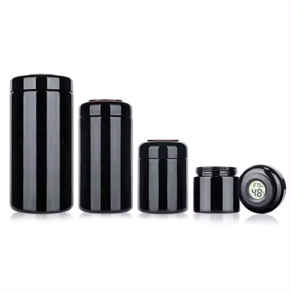Ultraviolet Glass Herb Canisters