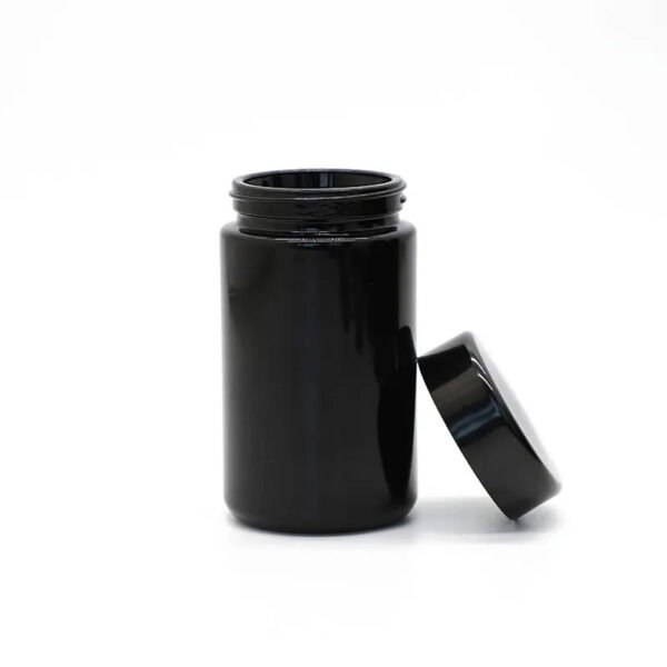 violet glass jar wide neck jar 250ml