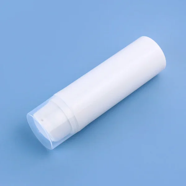 white pp 50ml airless pump bottle