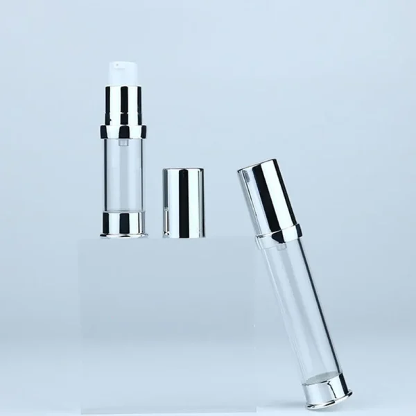 10ml clear airless pump bottle