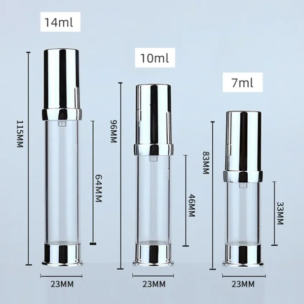 15ml airless pump vials