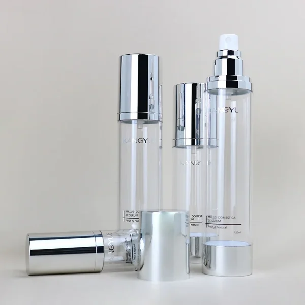 30ml electroplated aluminum airless pump dispensers