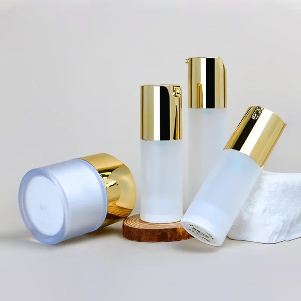 airless cosmetic travel containers