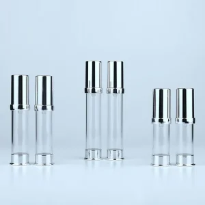 airless lotion travel container