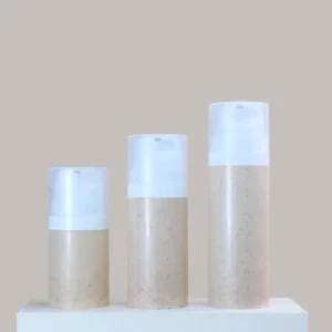 biodegradable lotion vacuum bottle