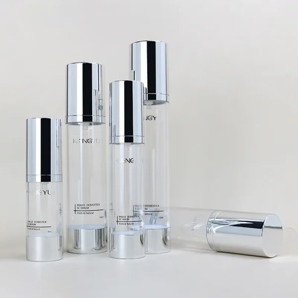 electroplated aluminum airless pump bottles