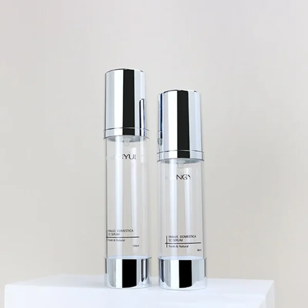 electroplate aluminum airless pump bottle
