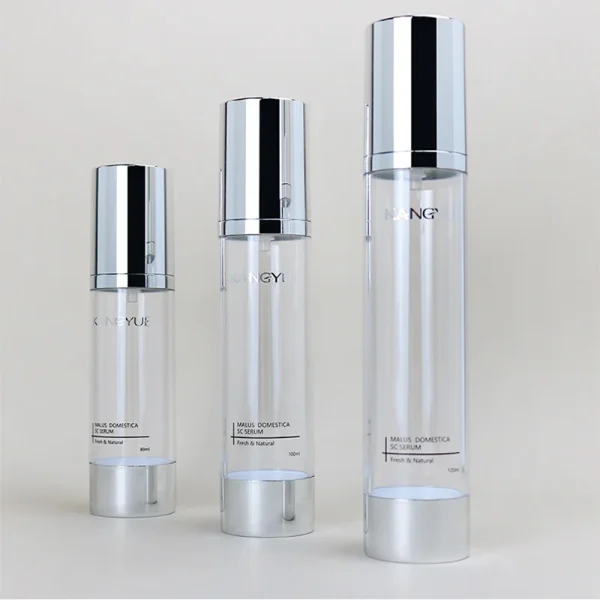 electroplate silver as airless pump