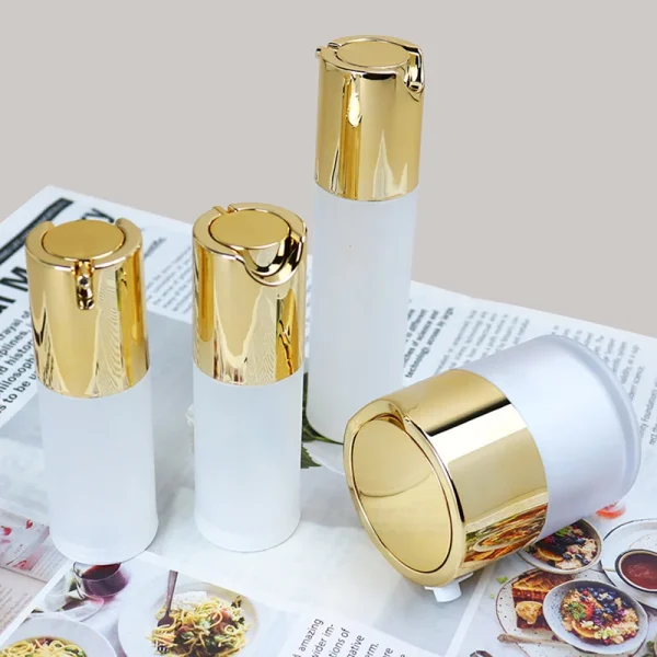 refillable airless pump bottle