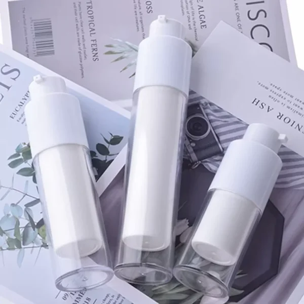 30ml airless cosmetic travel bottle