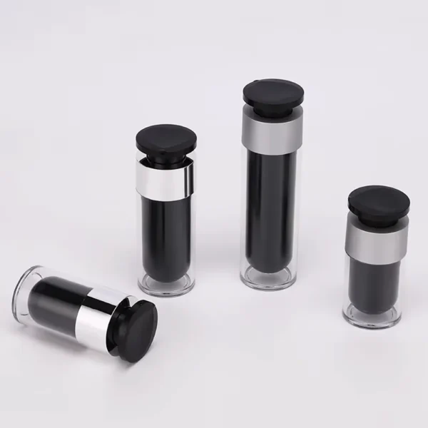 Acrylic Plastic Vacuum Packaging Bottle