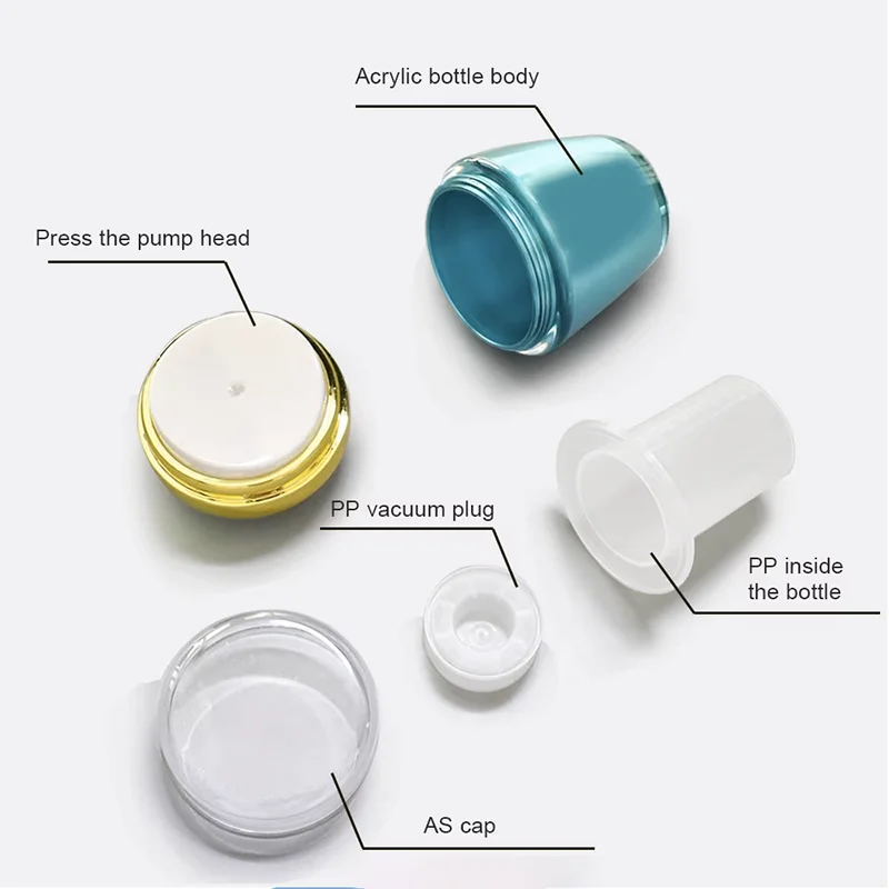wholesale 1 oz cosmetic container airless pump