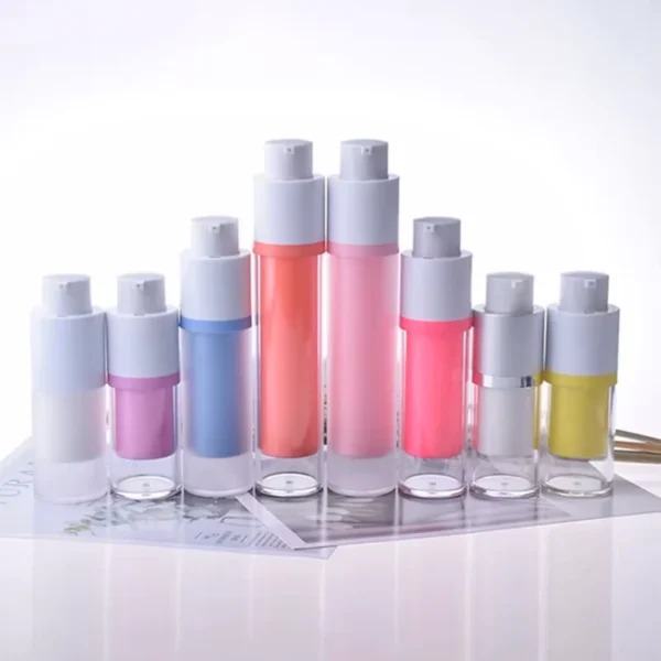 airless bottle for cosmetic packaging