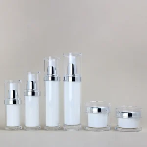 airless cosmetic bottles and jars