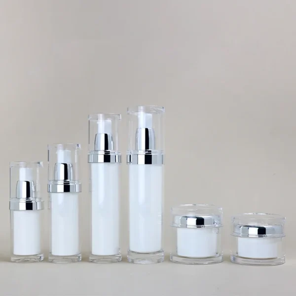 airless cosmetic bottles and jars