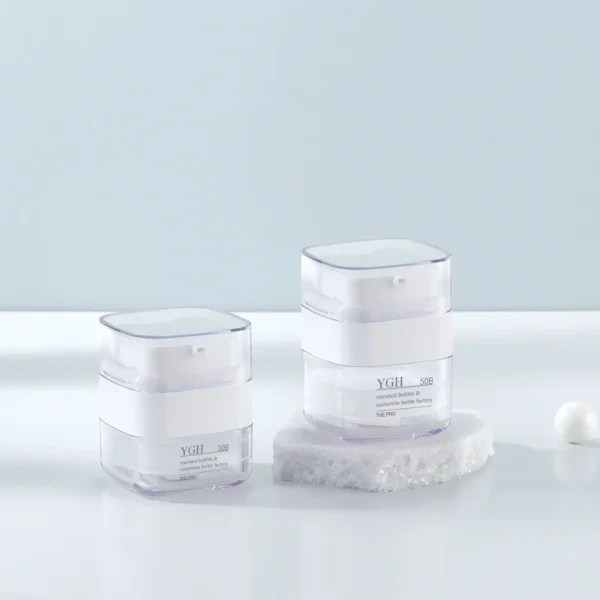 airless pump cosmetic moisturizer container
