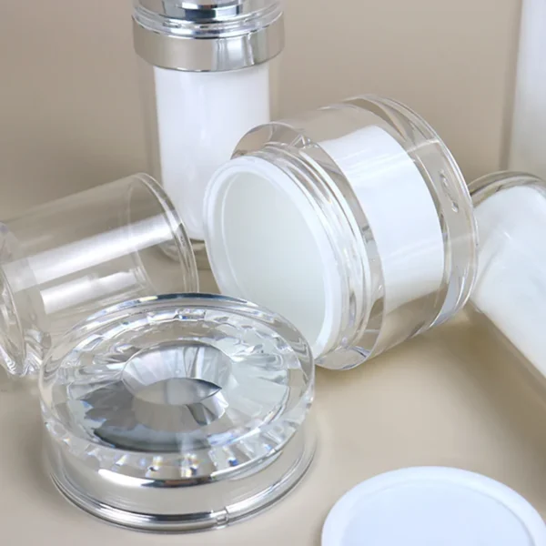 airless pump cream jar