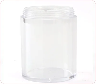 clear acrylic airless cream jar